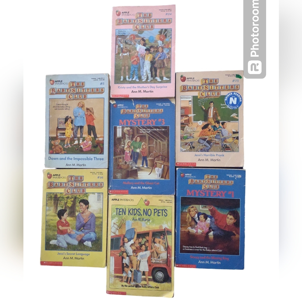 7 Babysitters Club books‎ 1987-1994